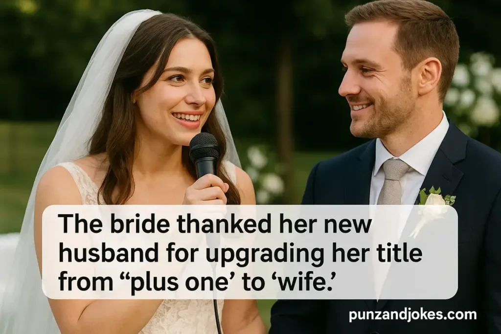 Wedding Jokes For The Toasts