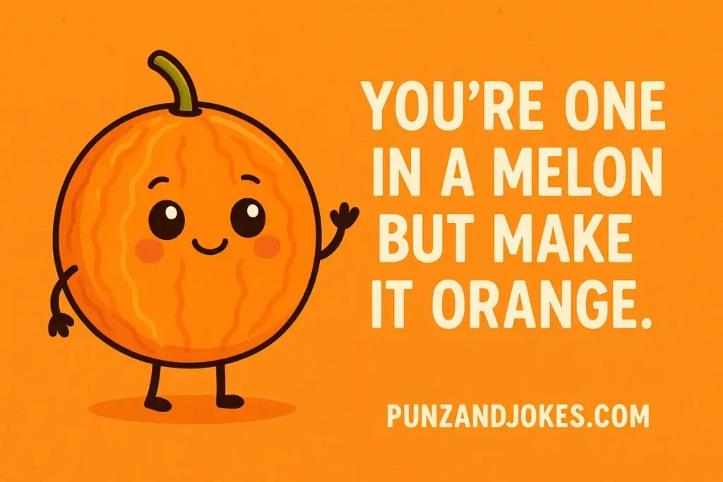 Cute Orange Puns One Liners