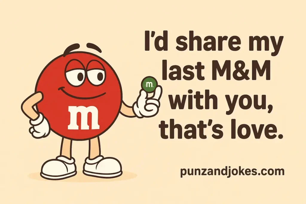 M and M Puns For Texts And Chats