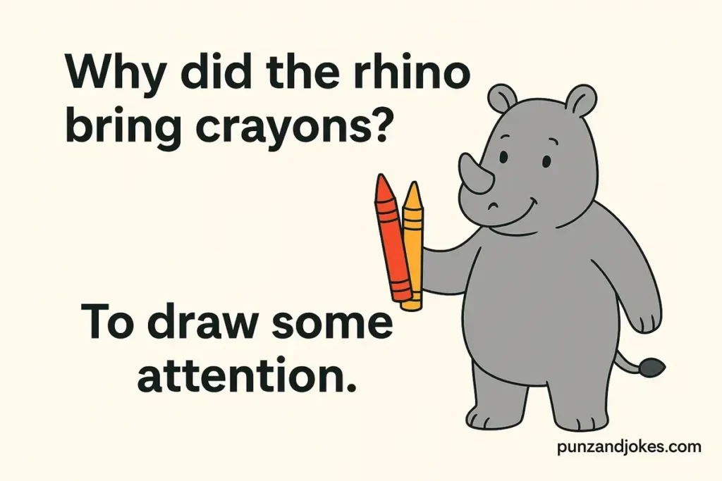 Cute Rhino Puns For Kids