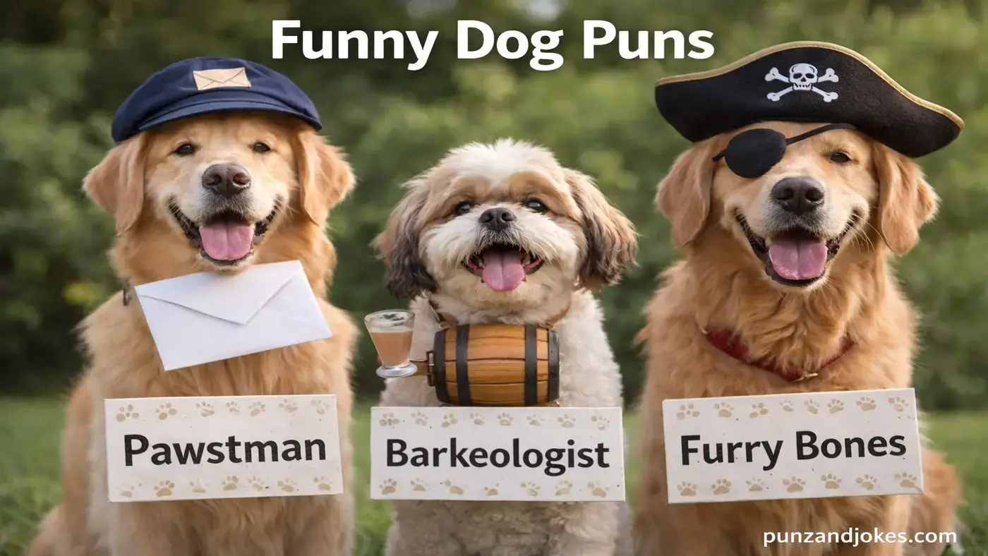 dog puns that everyone will laugh at and love