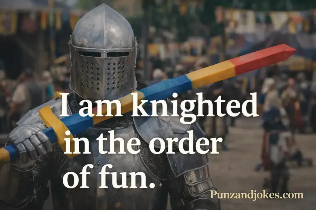 Playful Knight Puns To Brighten Chats