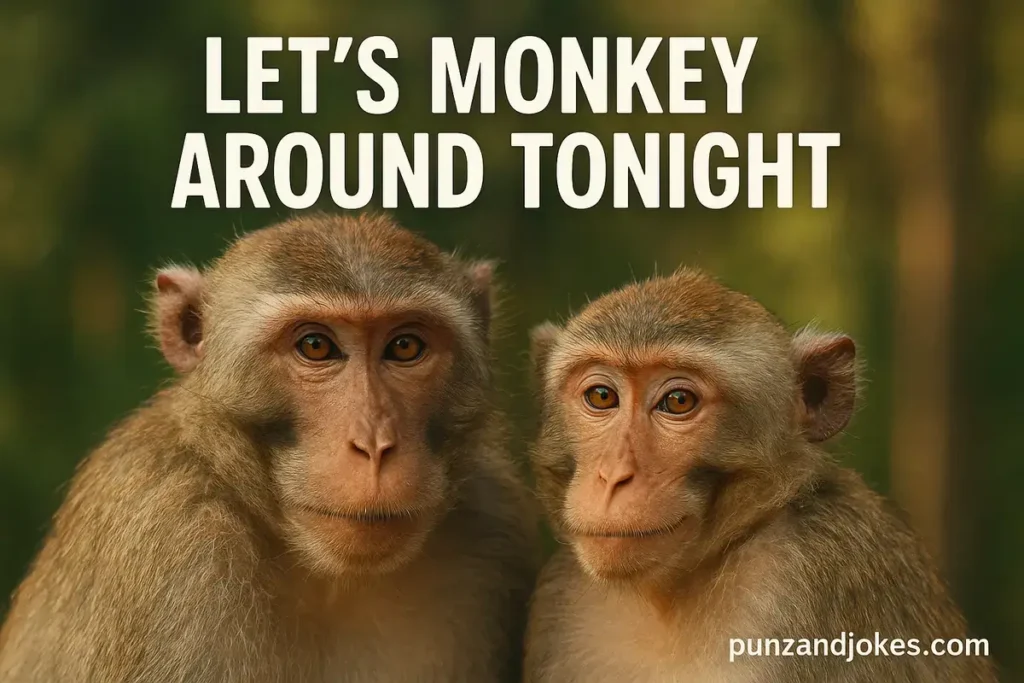 Clever Monkey Pick-Up Lines And Jokes