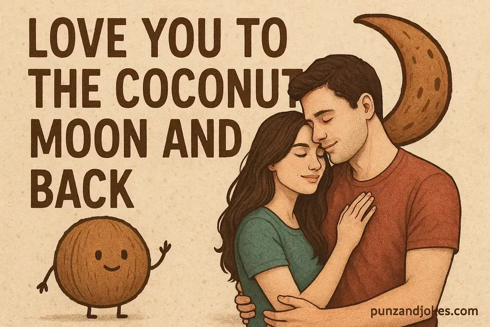 Romantic Coconut Love Puns