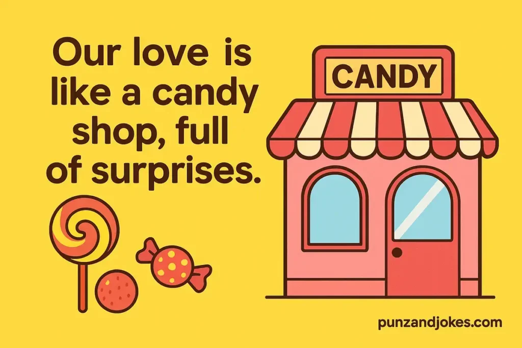 Romantic Candy Puns For Valentine