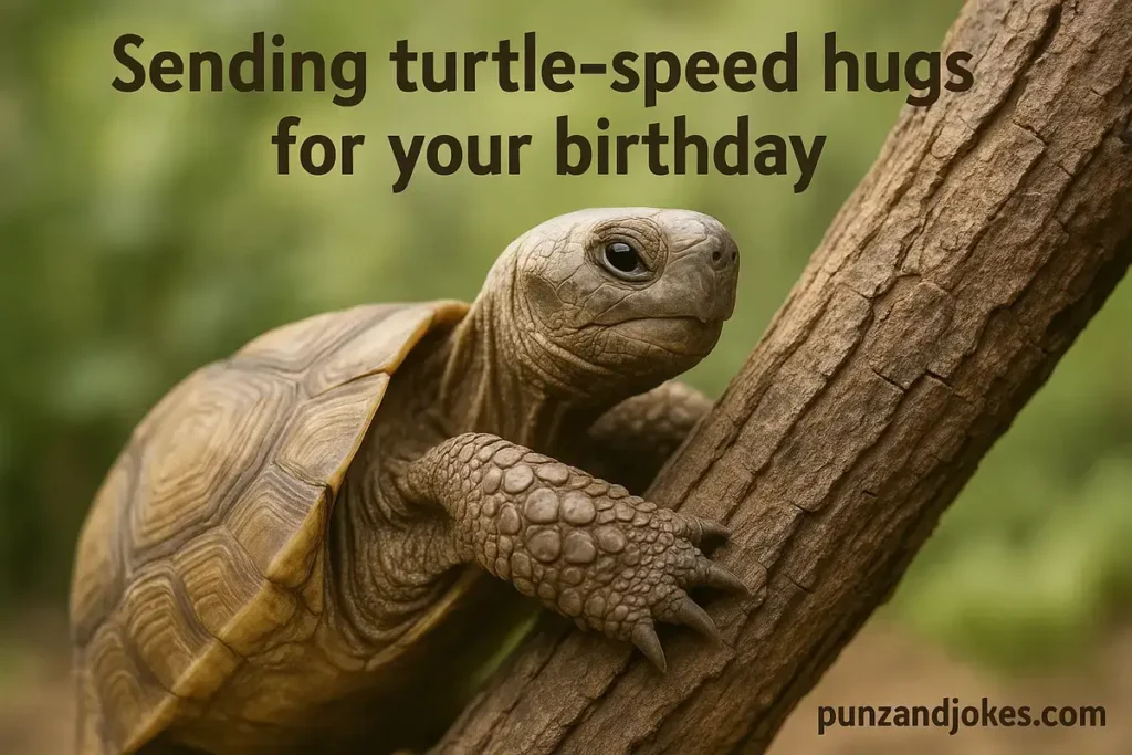 Turtle Puns For Birthday Wishes