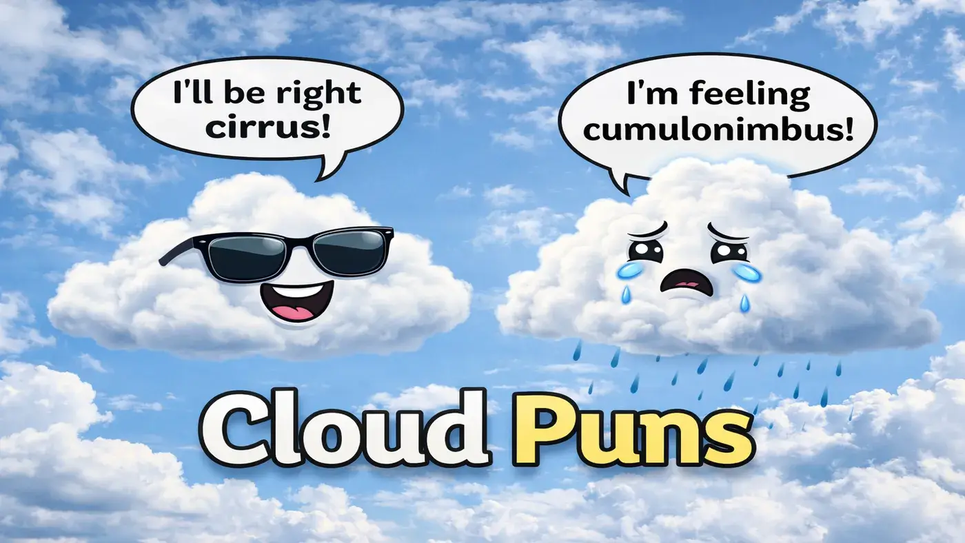 140 Cloud Puns Perfect For Weather Humor And Smiles