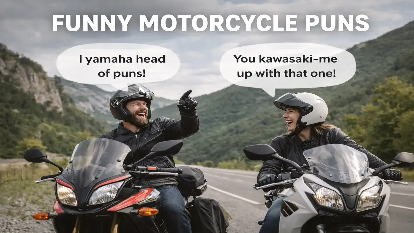 140 Motorcycle Puns That Will Make You Rev With Laughter