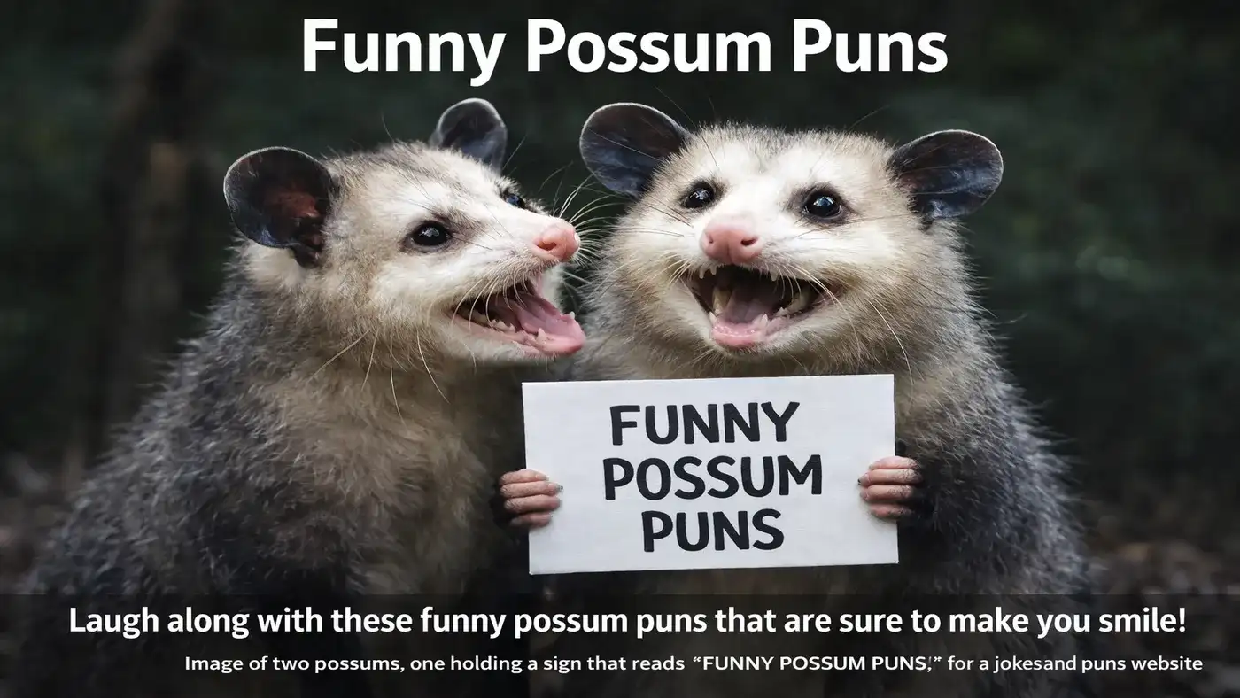 140 Possum Puns That Will Make You Play Dead Laughing