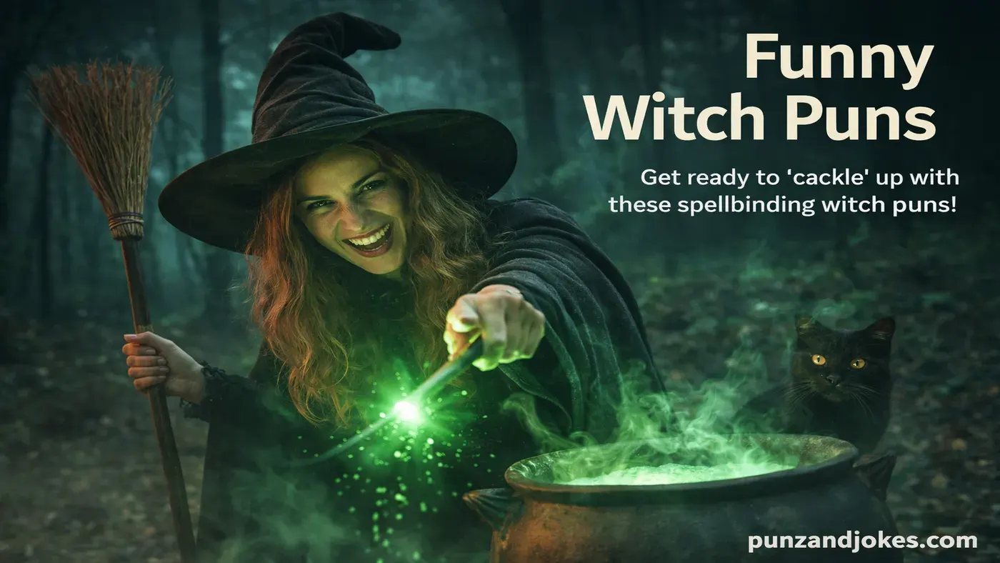 140 Witch Puns And Jokes That Cast a Spell on Your Funny Bone