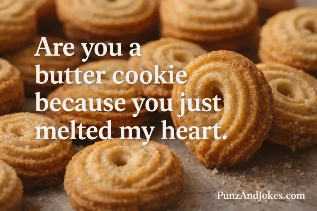 Are you a butter cookie because you just melted my heart.