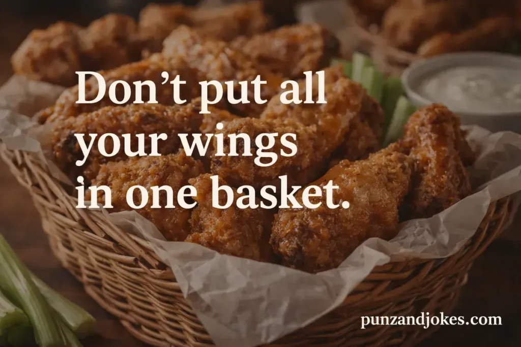 Don’t put all your wings in one basket.