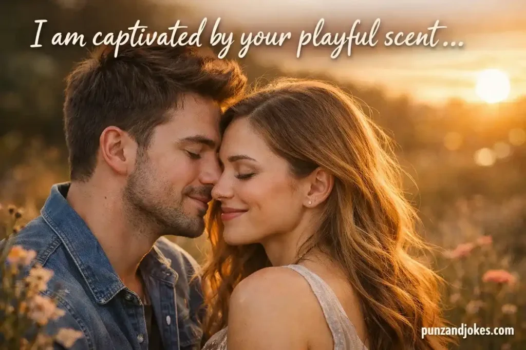 I am captivated by your playful scent.