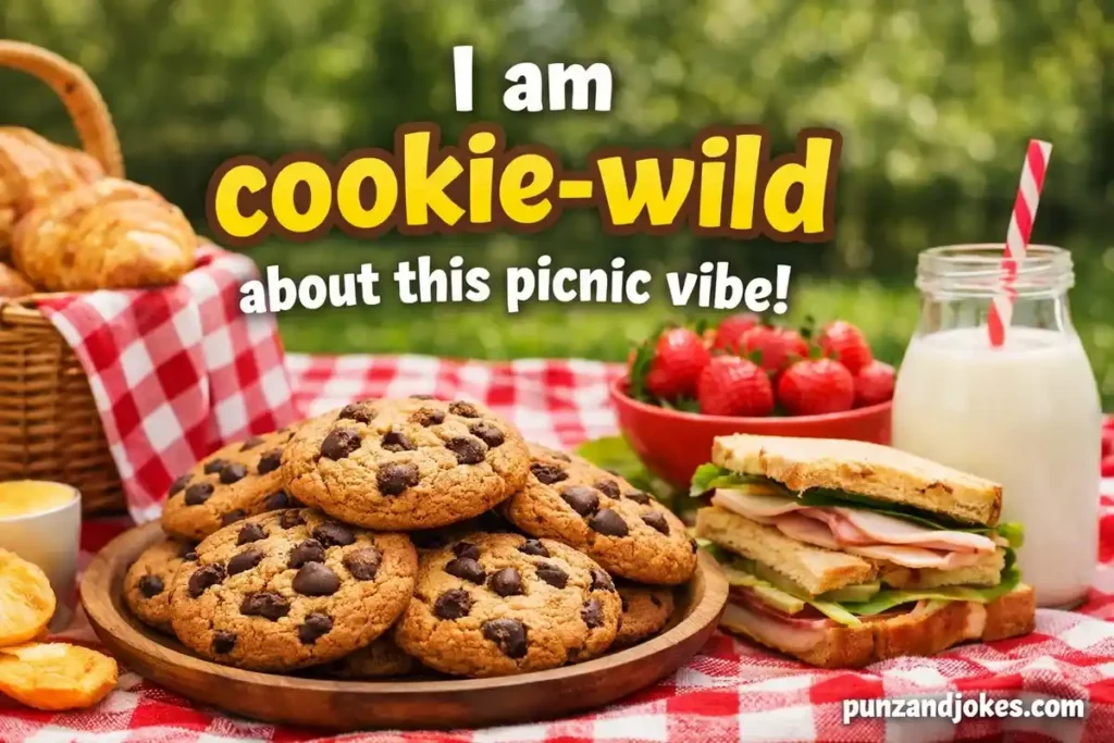 I am cookie-wild about this picnic vibe.