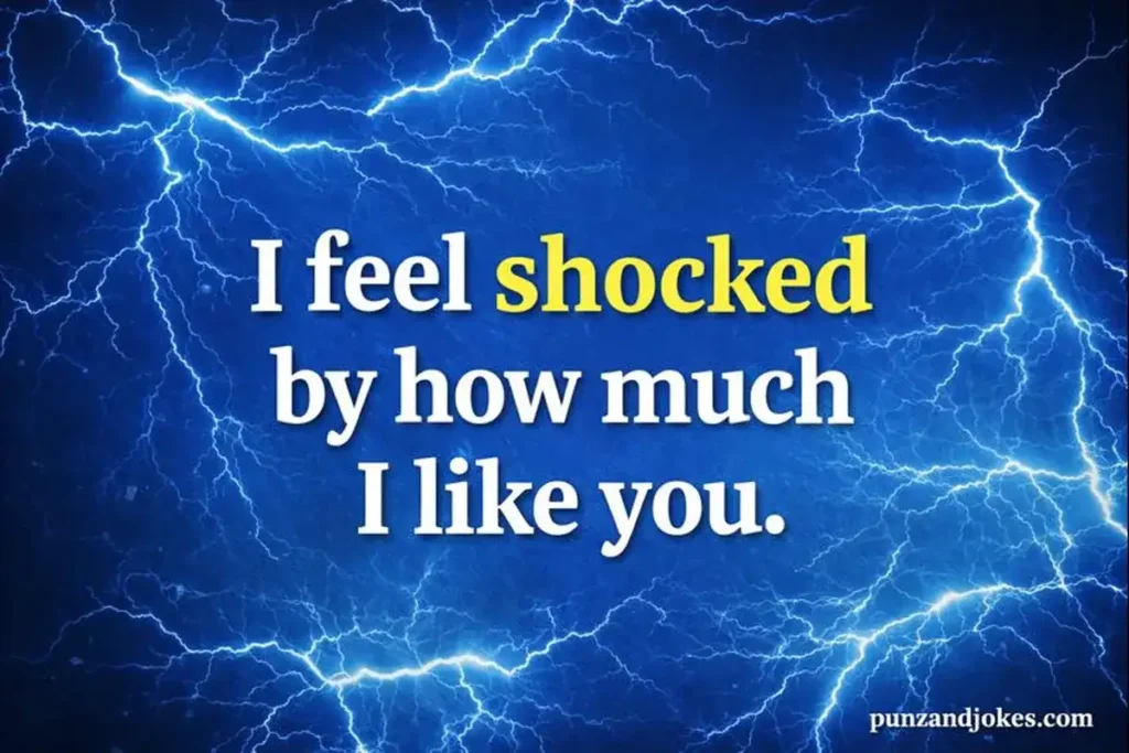I feel shocked by how much I like you.