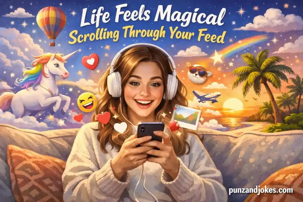 Life feels magical scrolling through your feed.