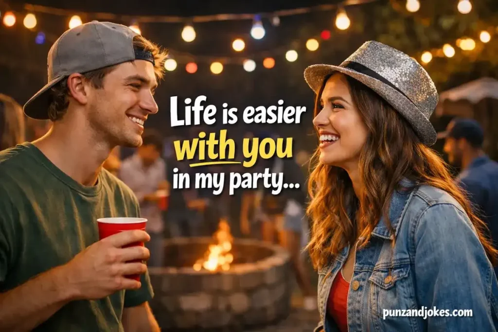 Life is easier with you in my party.