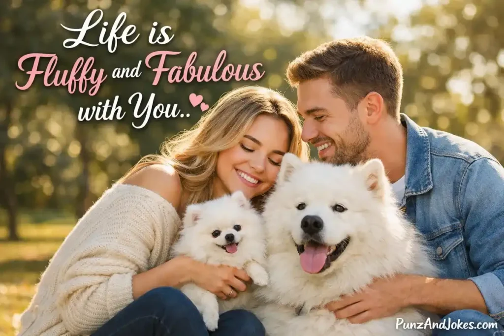 Life is fluffy and fabulous with you.