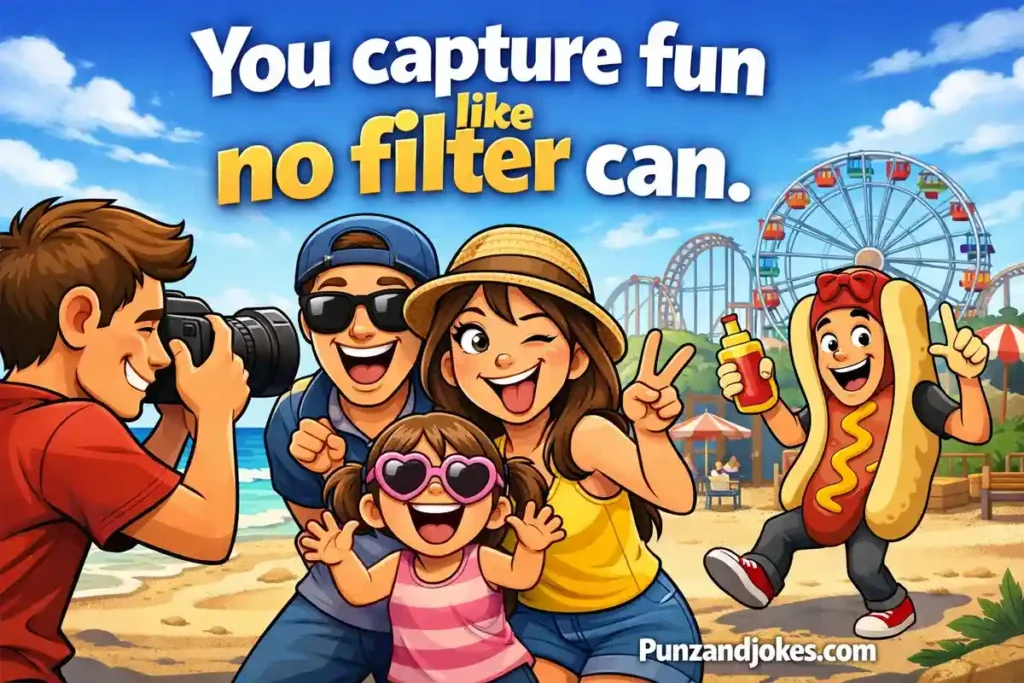 You capture fun like no filter can.