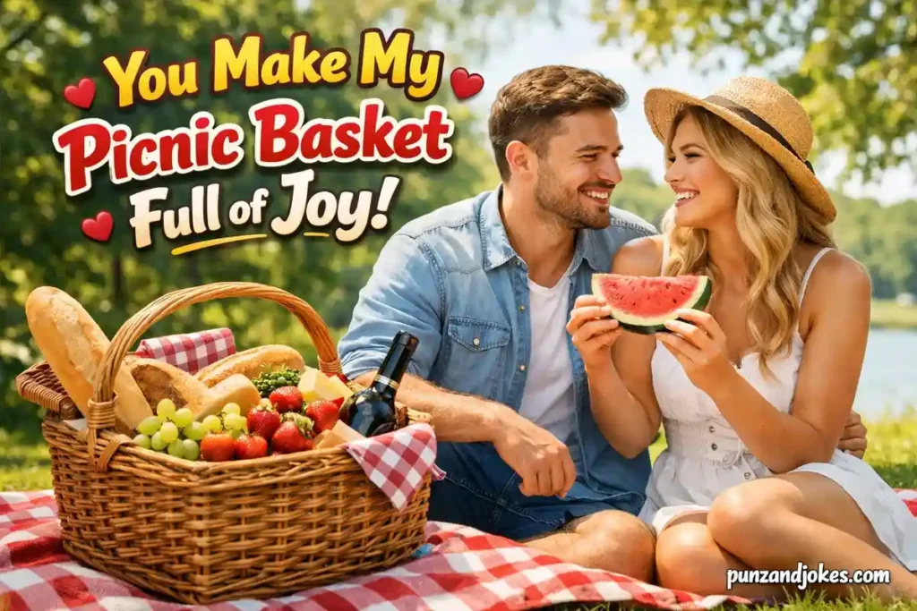You make my picnicker basket full of joy.