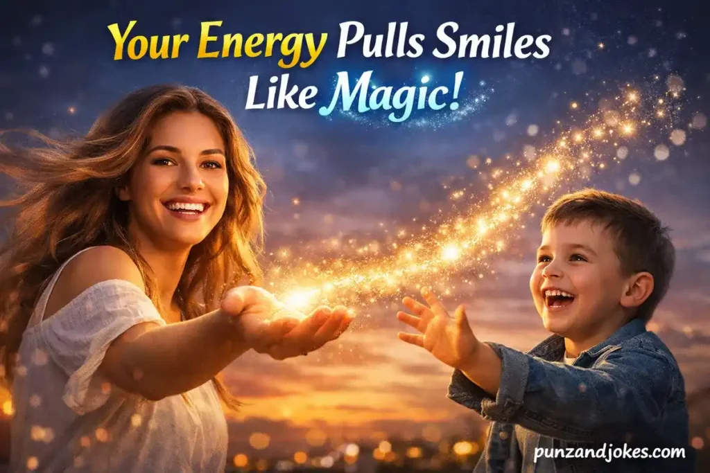 Your energy pulls smiles like magic.