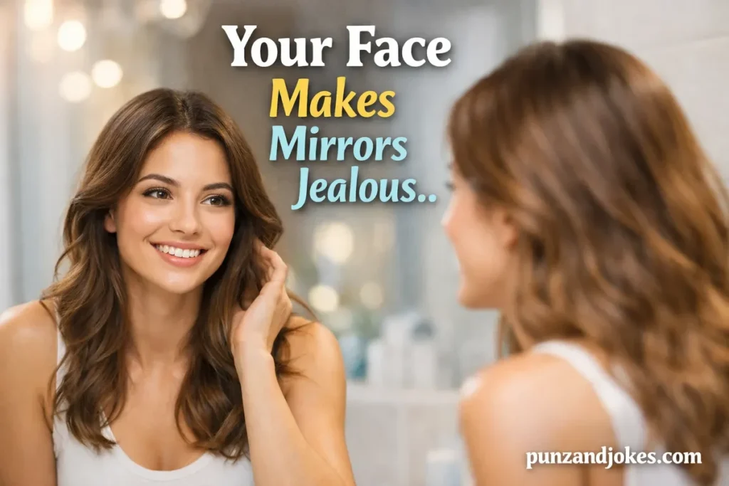 Your face makes mirrors jealous.