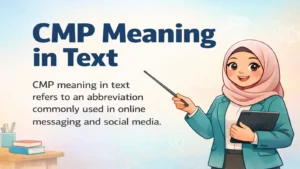 CMP Meaning in text
