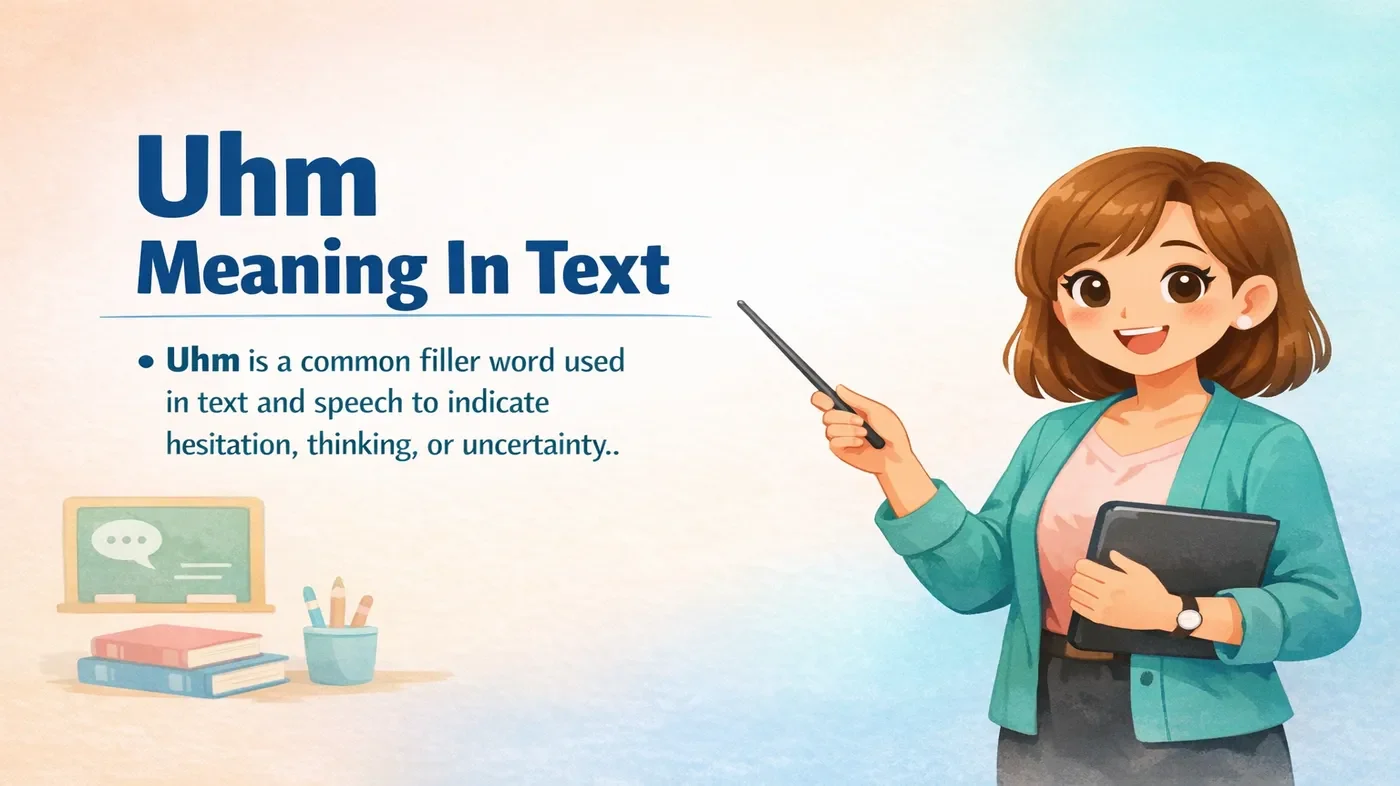 Uhm Meaning In Text