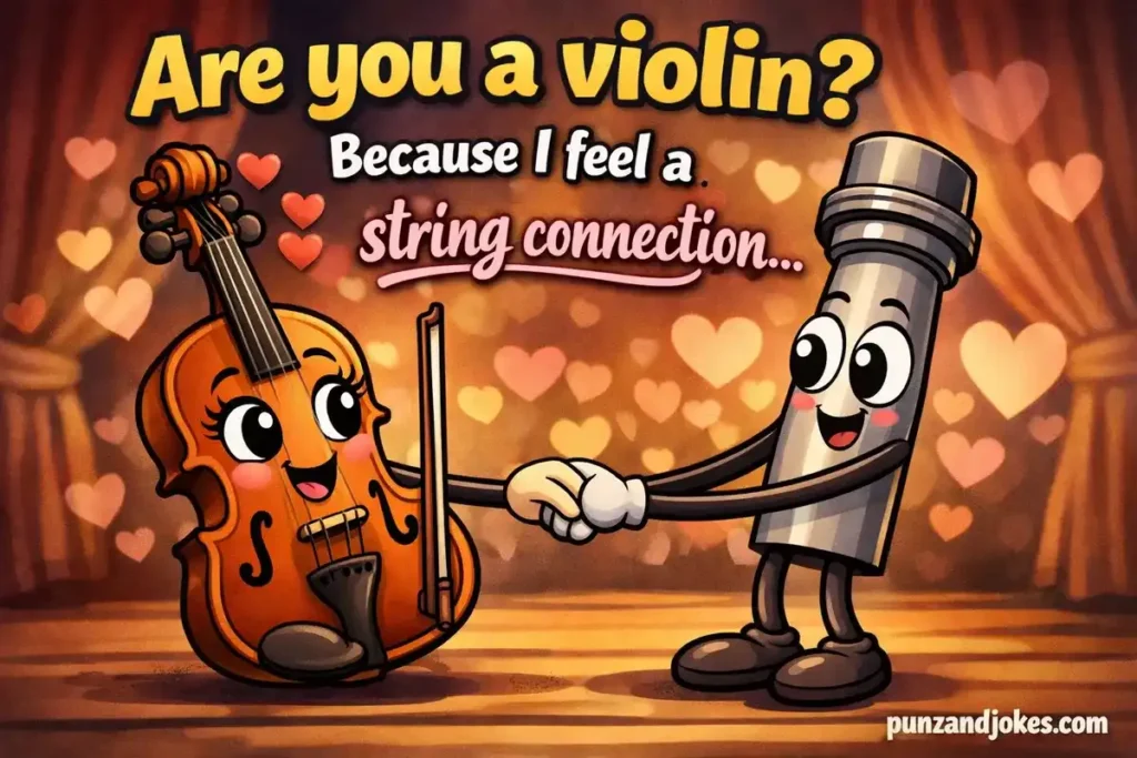 Are you a violin? Because I feel a string connection.