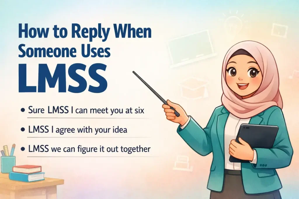 How to Reply When Someone Uses LMSS