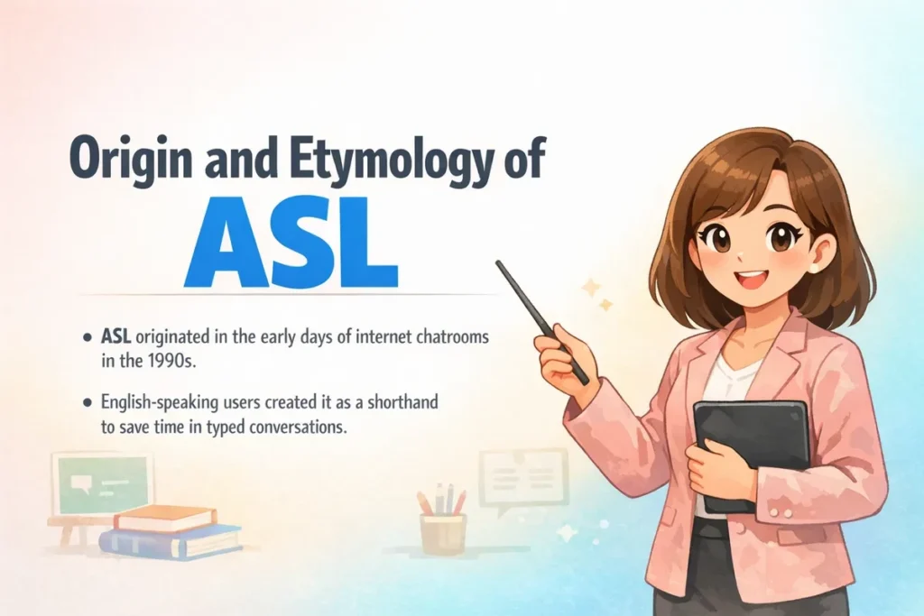 Origin and Etymology of ASL