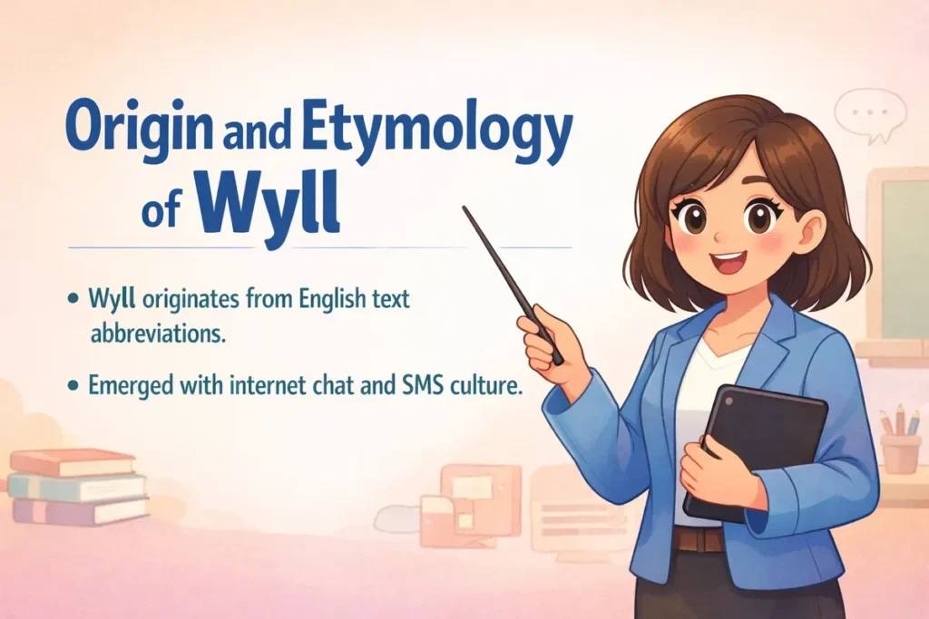 Origin and Etymology of Wyll