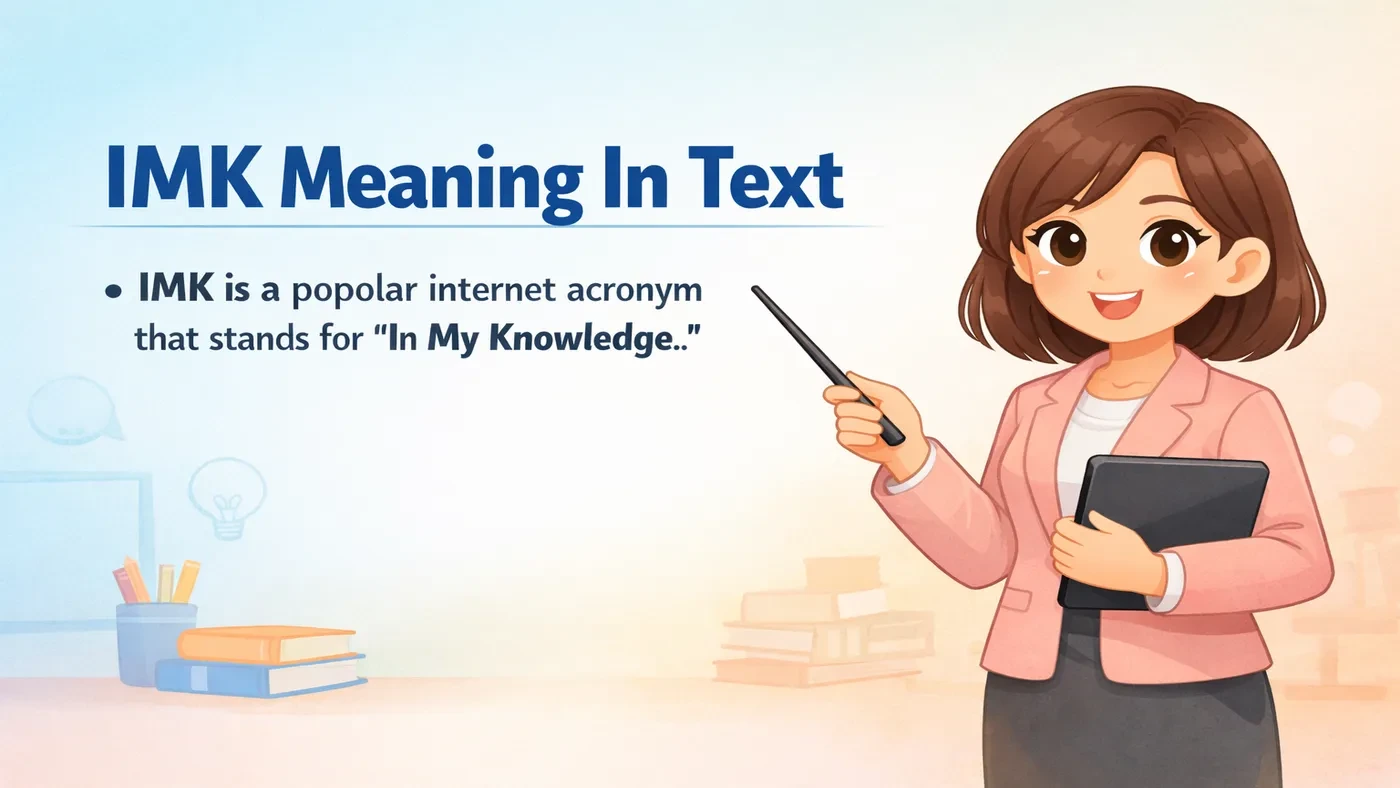 IMK Meaning In Text