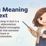 Gtg Meaning in Text
