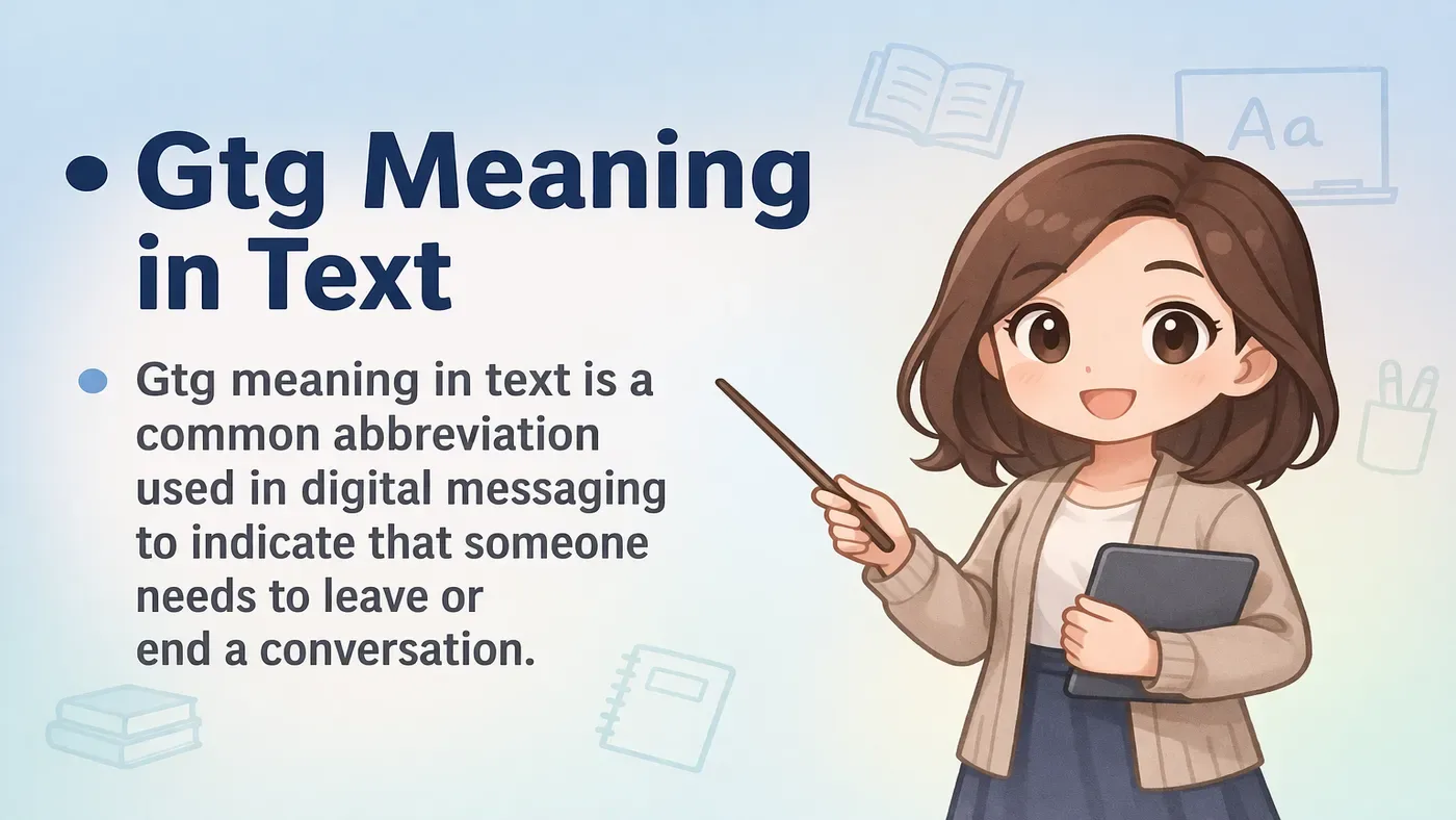 Gtg Meaning in Text
