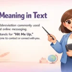 HMJ Meaning in Text