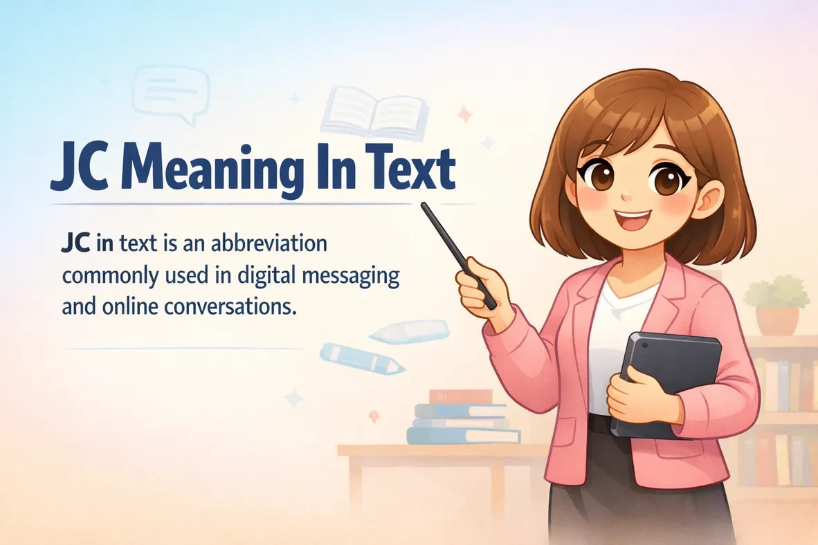 JC Meaning In Text