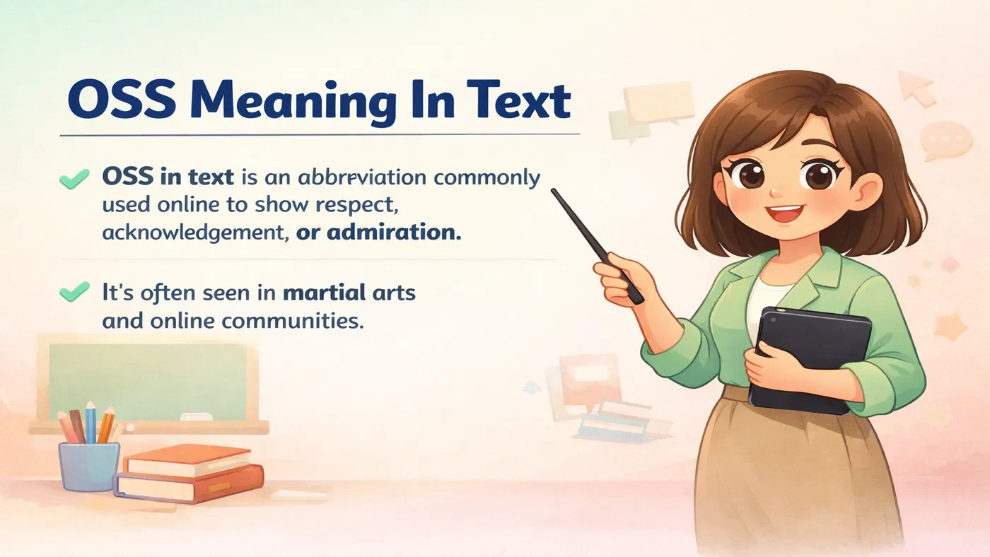 OSS Meaning In Text
