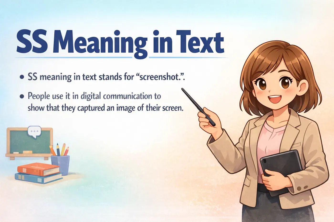 SS Meaning in Text