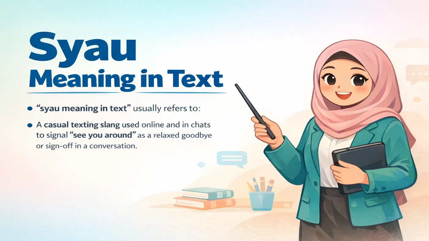 Syau Meaning in Text