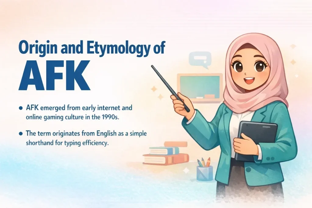 Origin and Etymology of AFK