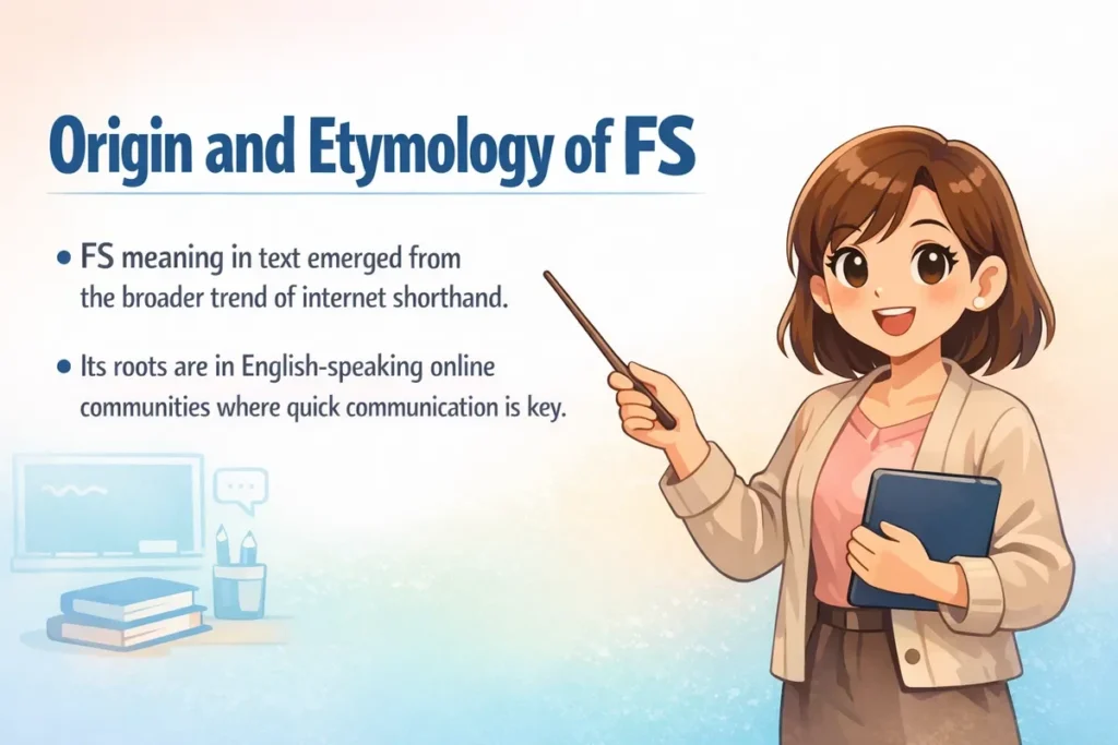 Origin and Etymology of FS