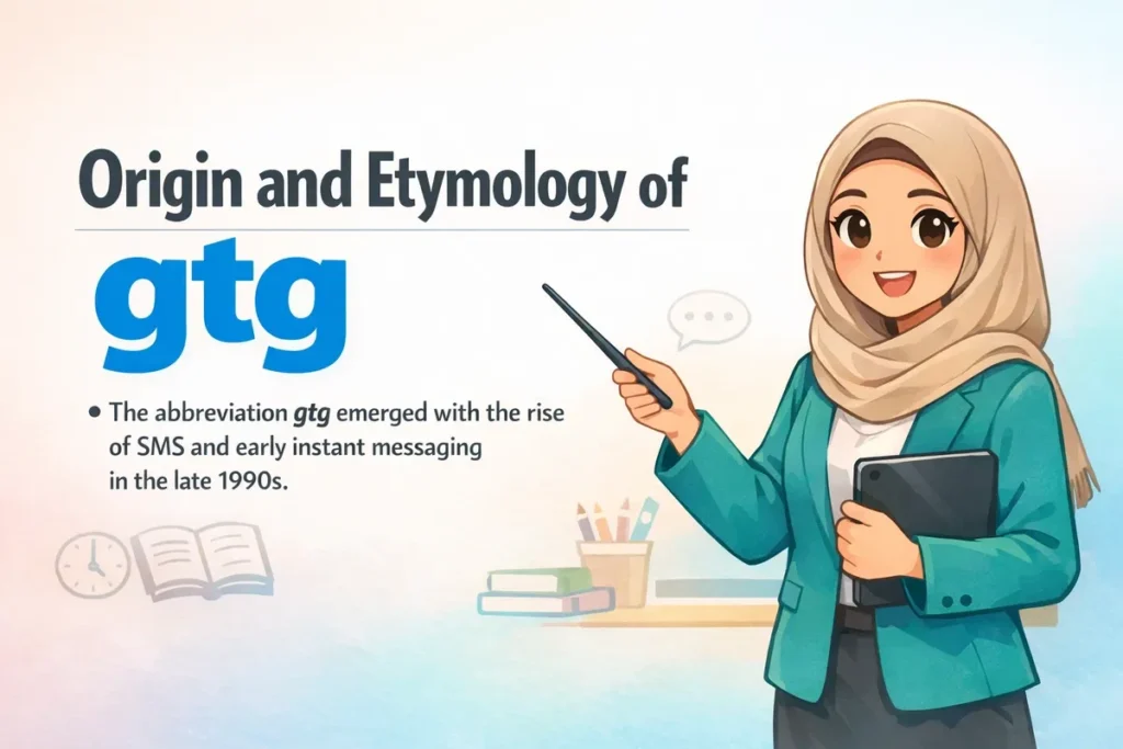 Origin and Etymology of gtg