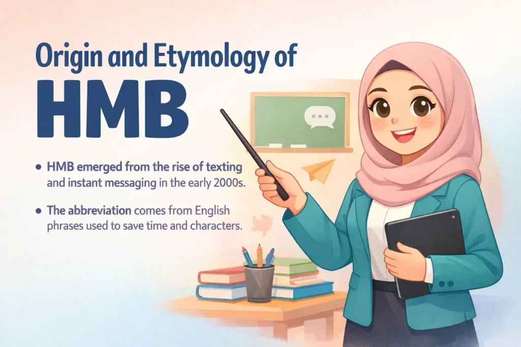 Origin and Etymology of HMB
