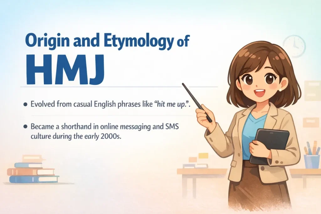 Origin and Etymology of HMJ