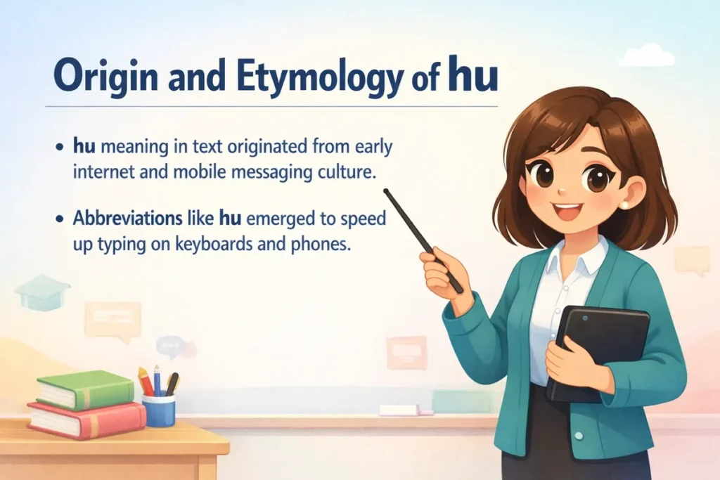 Origin and Etymology of hu