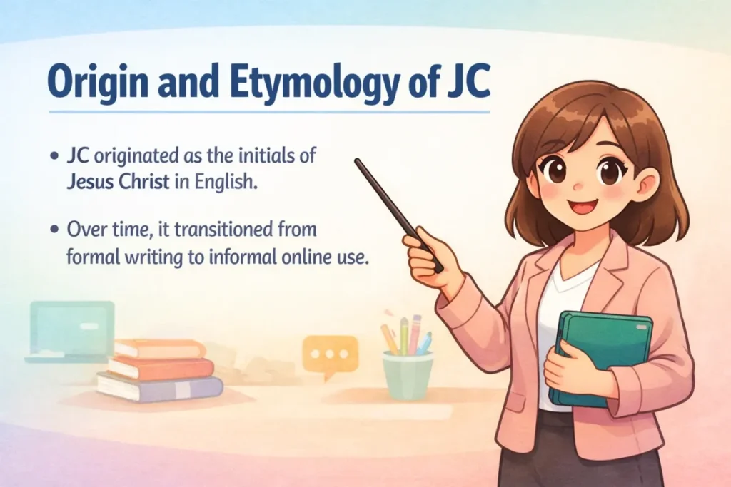 Origin and Etymology of JC