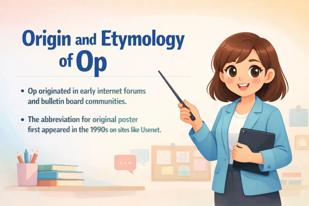 Origin and Etymology of Op