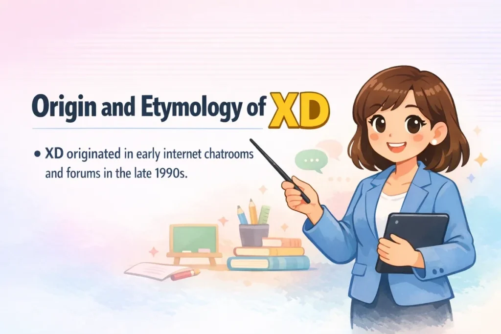Origin and Etymology of XD