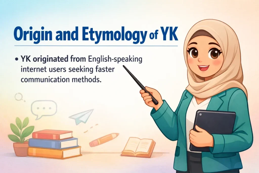 Origin and Etymology of YK